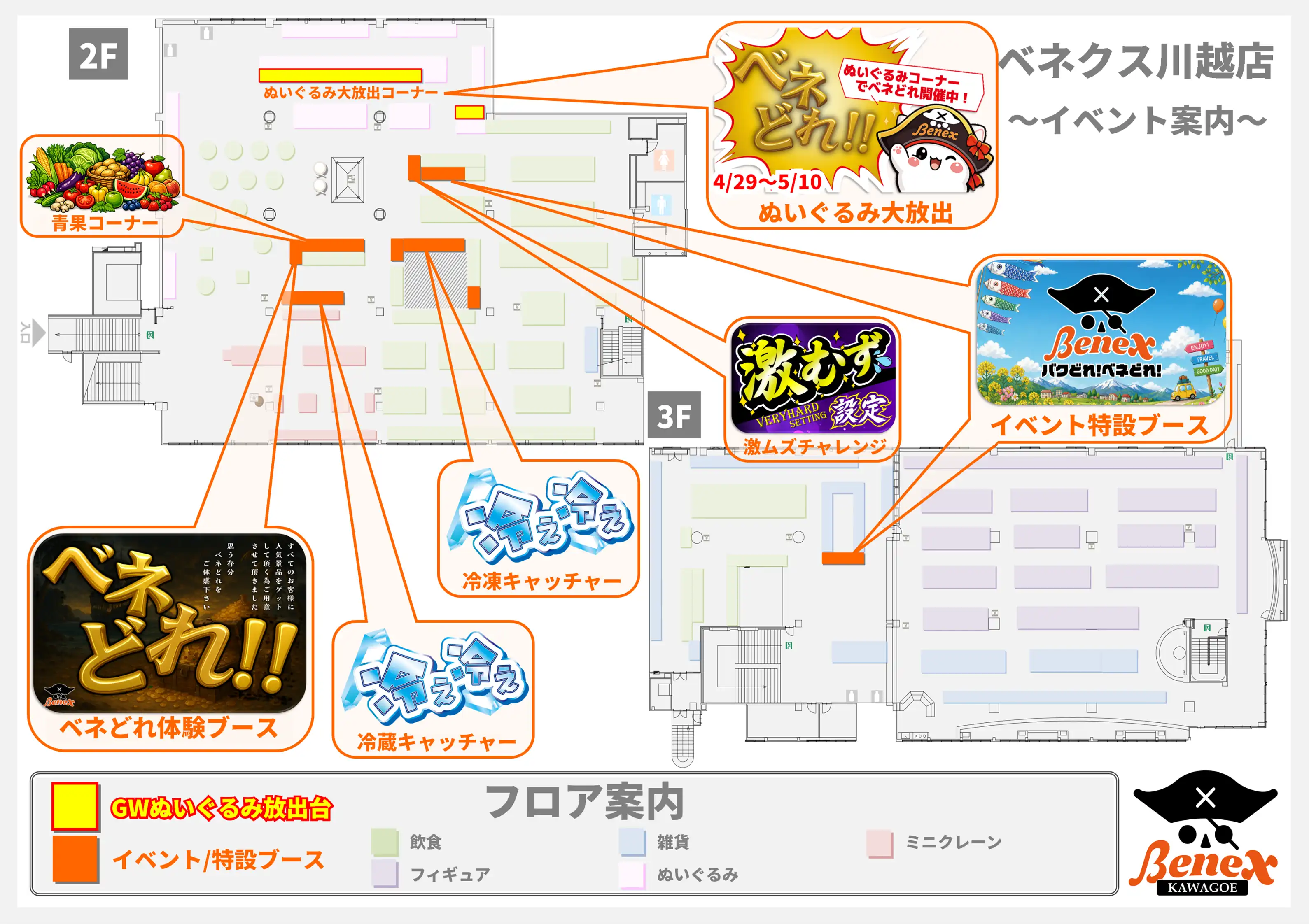 川越店フロアマップ