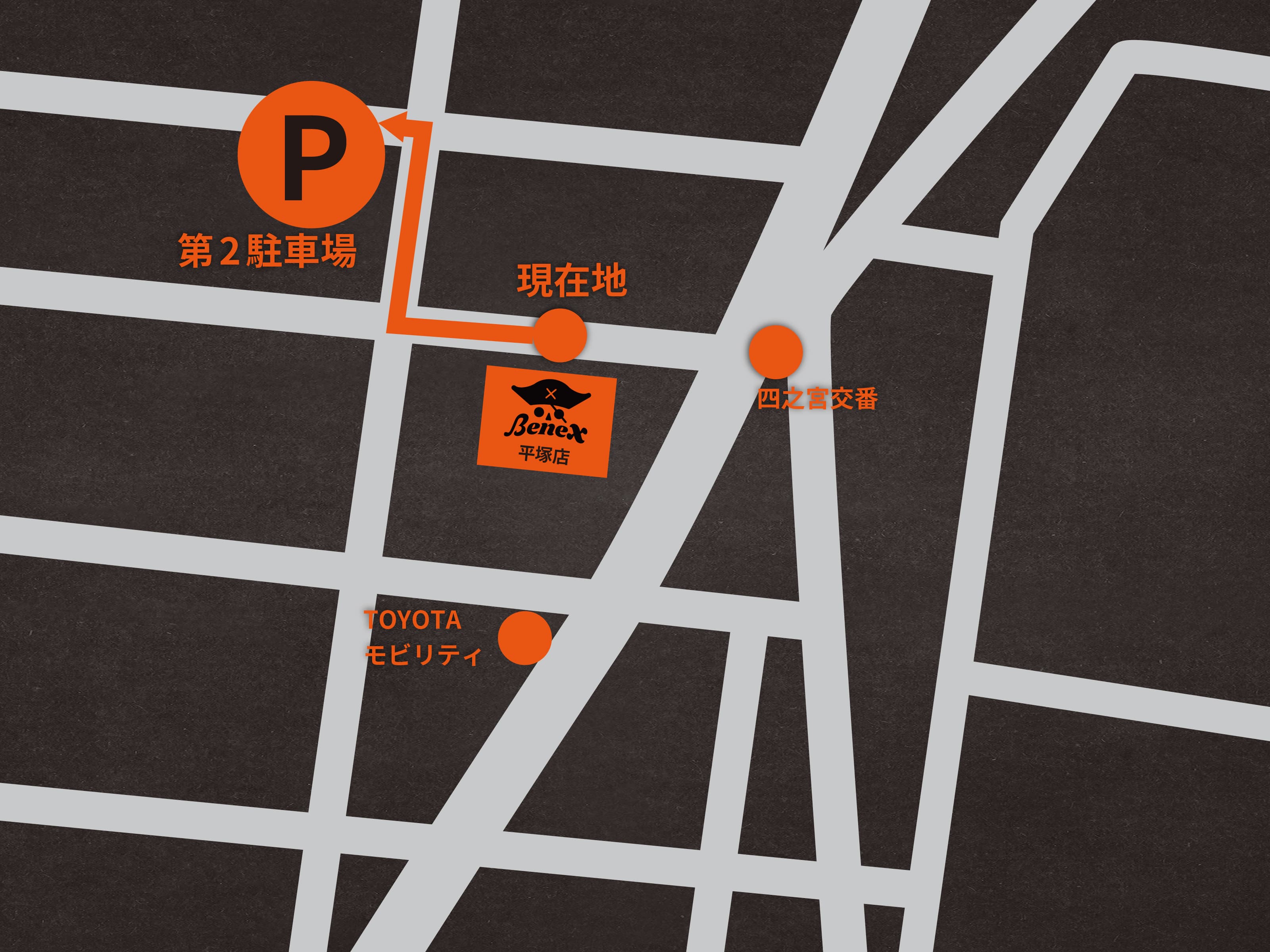 平塚店 第2駐車場