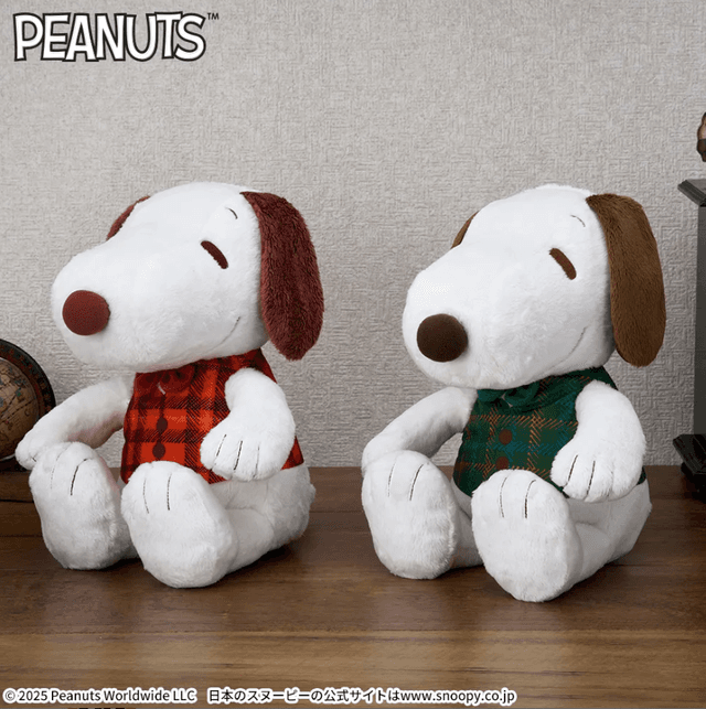 SNOOPY™ Lぬいぐるみ チェックベスト