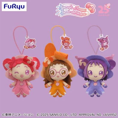 おジャ魔女どれみ×サンリオキャラクターズ マスコット~どれみ・はづき・おんぷ~