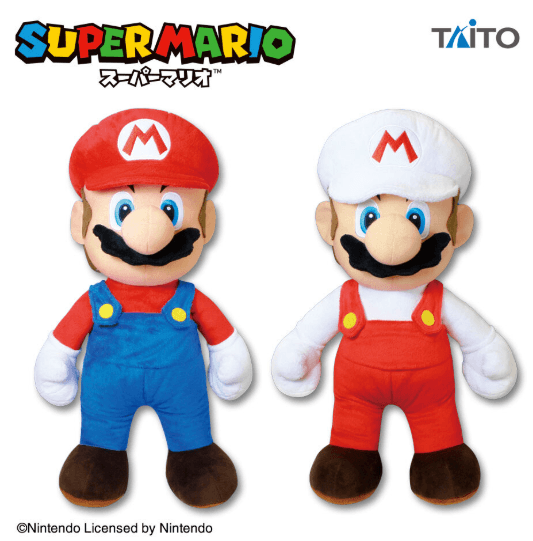 スーパーマリオ 特大サイズぬいぐるみ マリオ