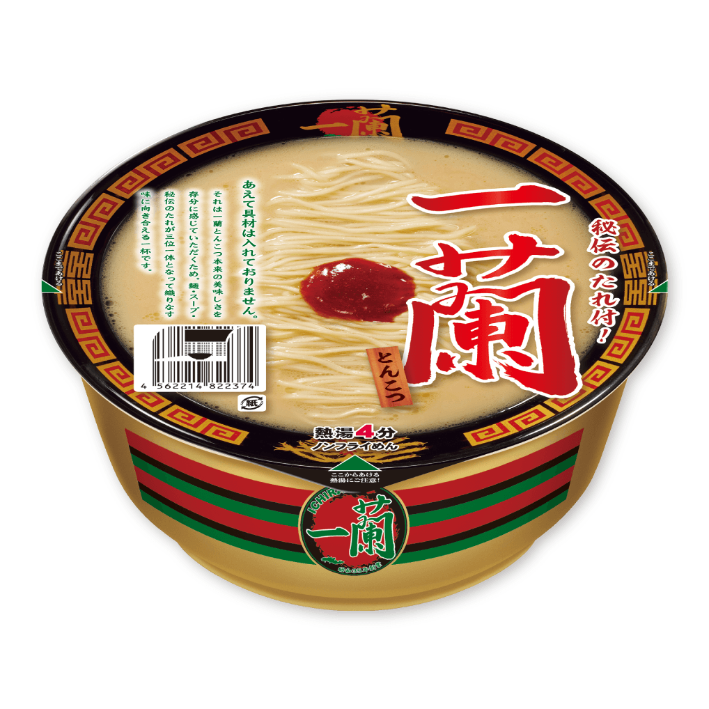 一蘭とんこつカップ麺