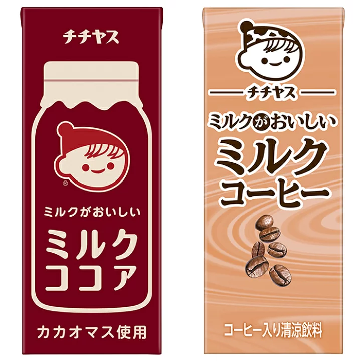 チチヤスミルクコーヒー&ミルクココア