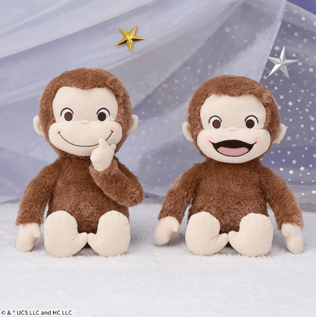おさるのジョージ 赤いほっぺ Lぬいぐるみ ピュアキラVer.