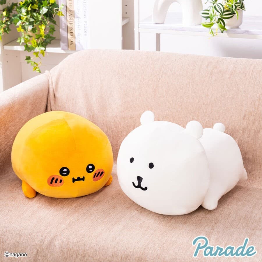 ナガノキャラクターズもっちるねそべりBIGぬいぐるみ①
