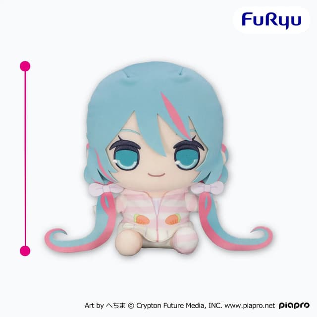 初音ミク きゅるまるBIGぬいぐるみーうさ耳パジャマver.ー