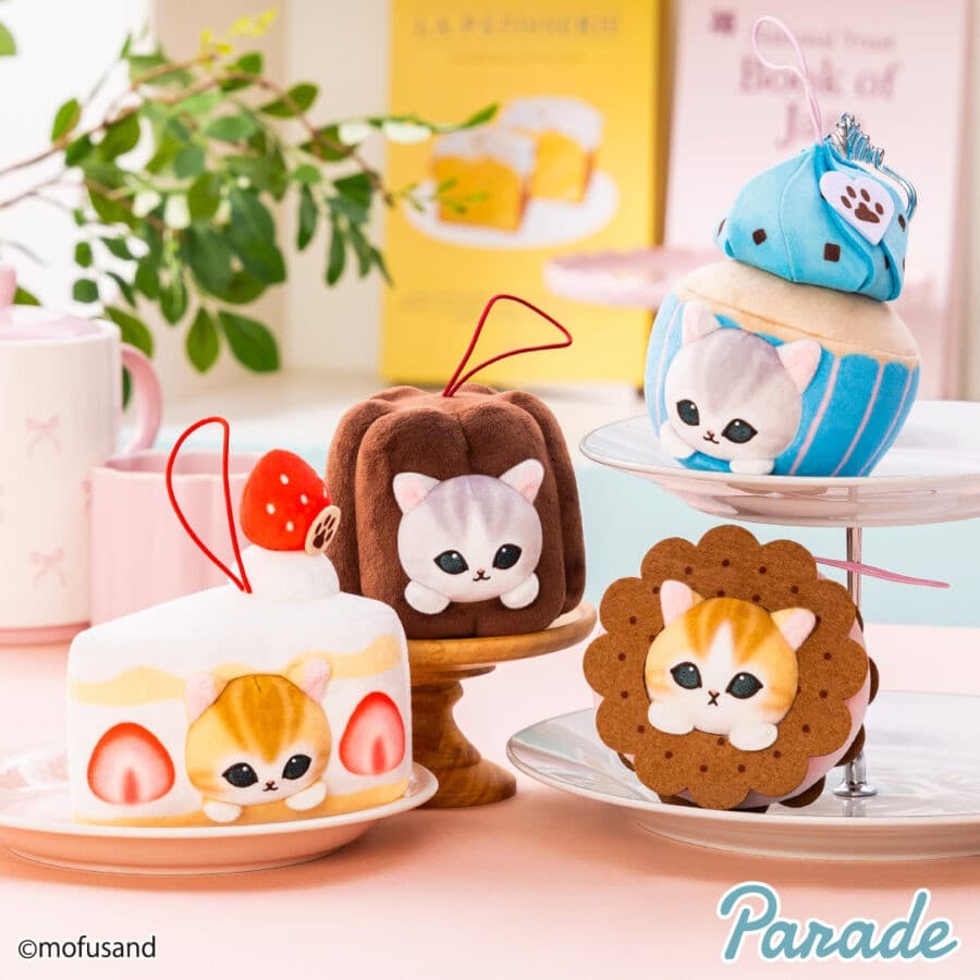 mofusand肉球じるしのスイーツにゃんマスコット