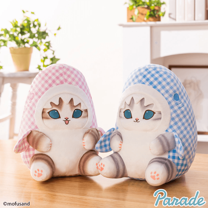mofusandギンガムチェックサメにゃんBIGぬいぐるみ